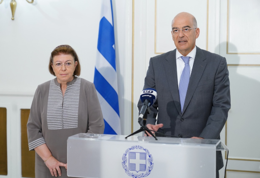 Statements of the Minister of Foreign Affairs, Nikos Dendias, and Minister of Culture Lina Mendoni following the meeting on Hagia Sophia (MFA, 22 July 2020)