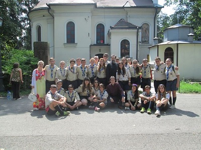 Poseta grčkih izvidjača Ambasadi Grčke u Beogradu (07.08.2014)