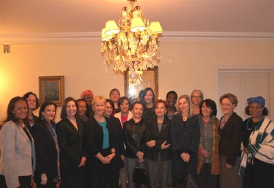 Lady Ambassadors’ Group lunch with guest speaker the Minister for Foreign Affairs of Sweden, Mrs. Margot Wallström, at the Greek Residence in Stockholm, on 24 November 2014.