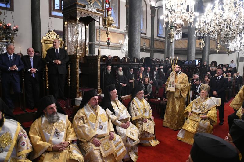 İlk Çağrılan Aziz Havari Andreas Yortusu’nun Ekümenik Patrikhane’de Kutlanması 