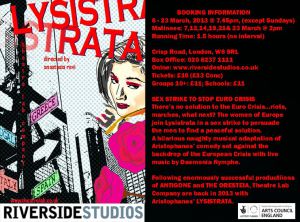 Lysistrata by Theatre Lab Company