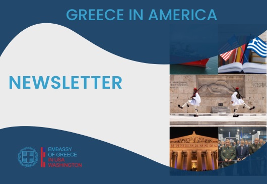 Our latest Newsletter “Greece in America” is out!